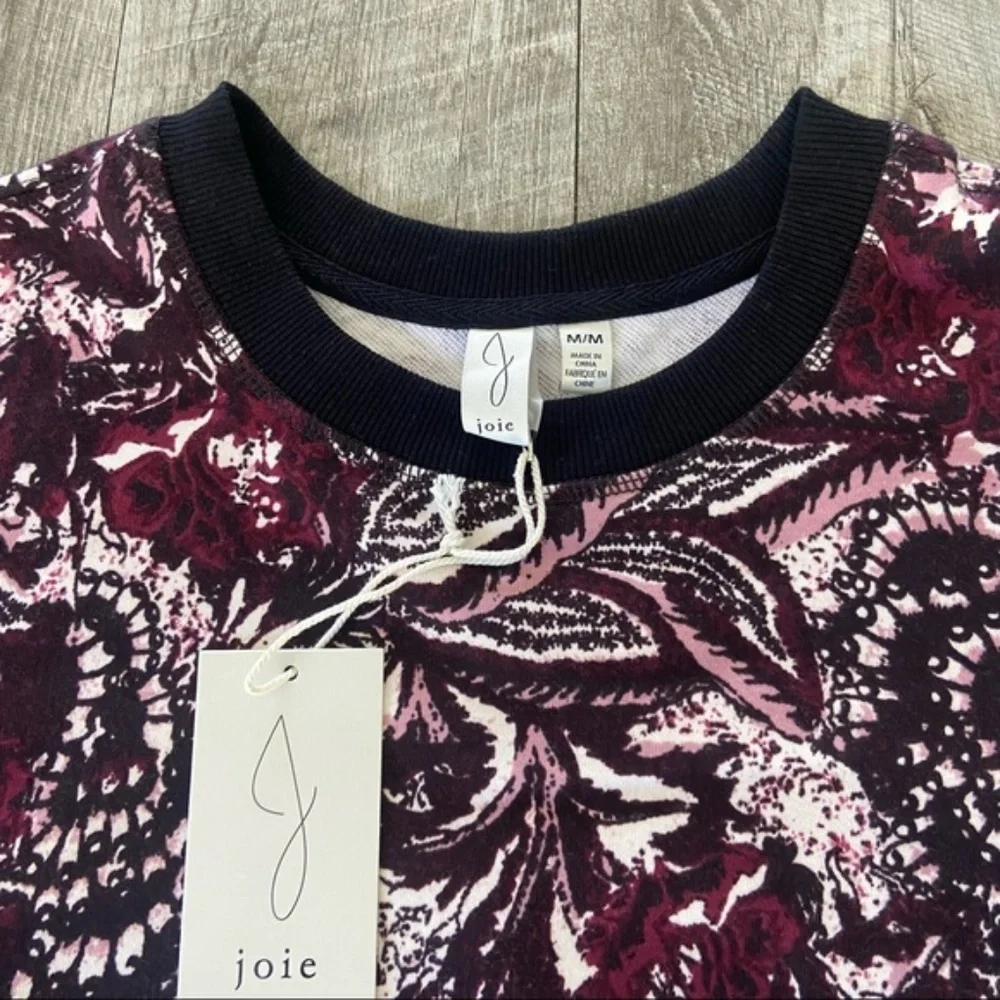Joie Patterned Sweater with Thumb Holes